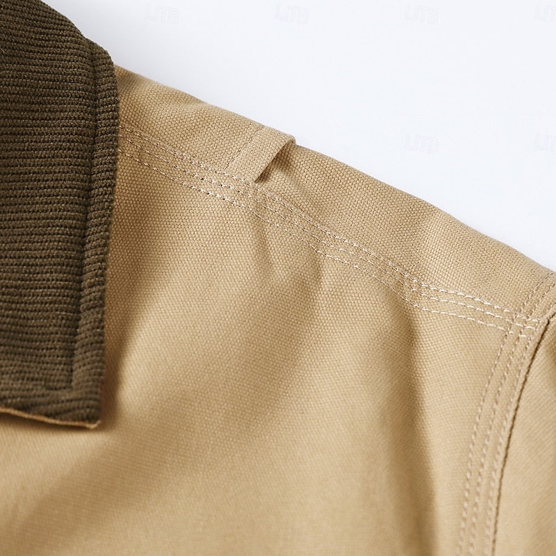 Giacca Uomo Utility con Zip – Versatilità per Ogni Giorno