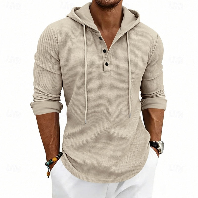 Felpa Uomo con Cappuccio e Coulisse – Comfort Quotidiano