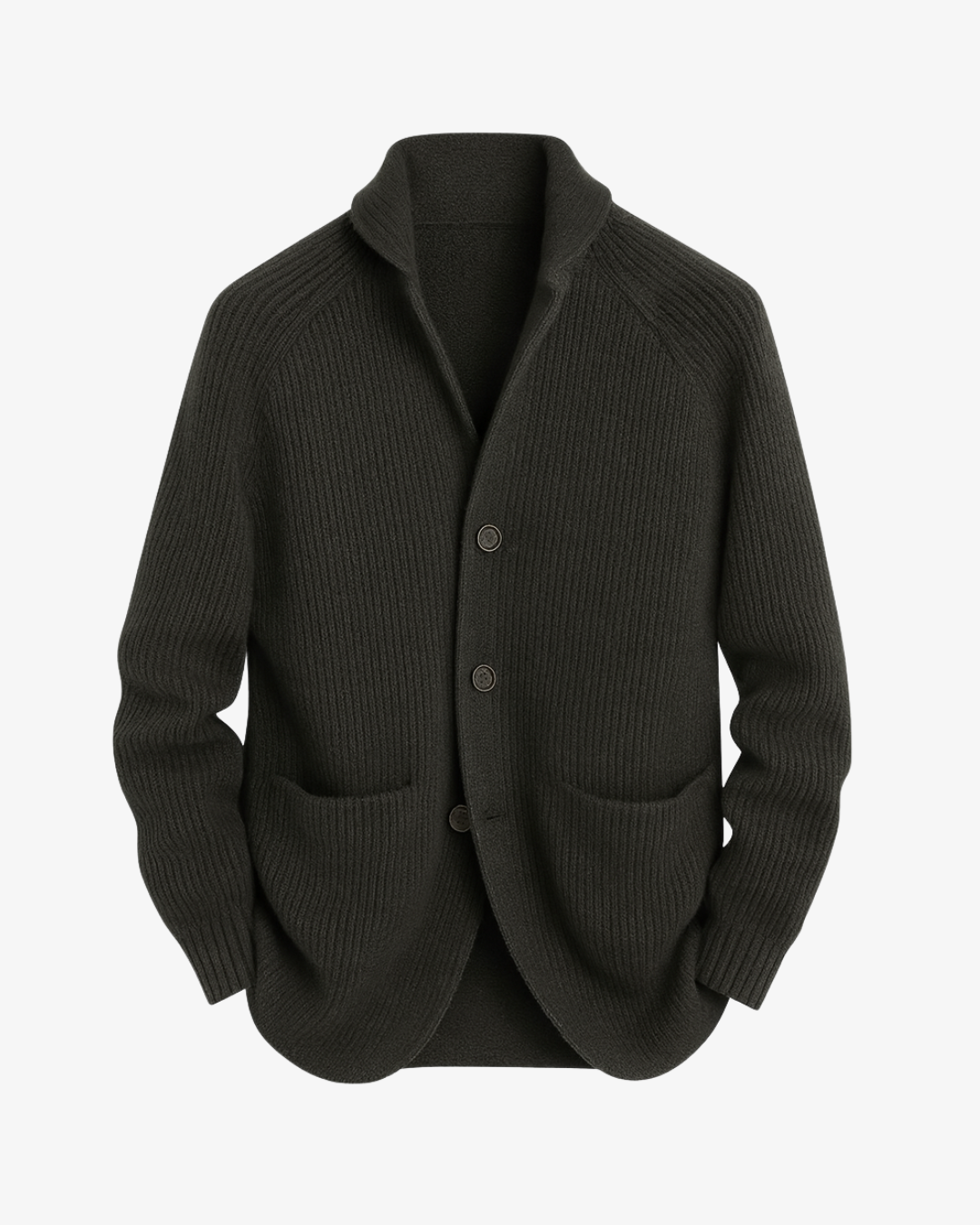 Cardigan Uomo con Bottoni – Vestibilità Sartoriale in Maglia
