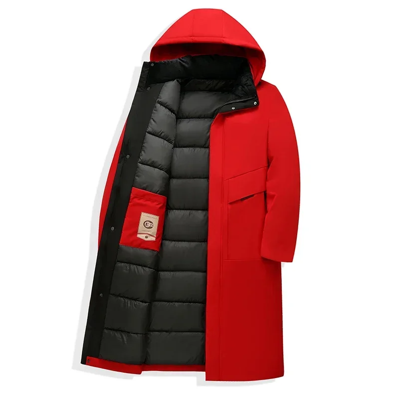 Cappotto Uomo Lungo Invernale con Cappuccio – Calore Totale