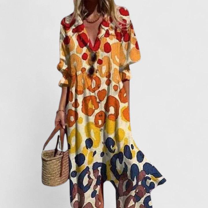 Paula™ | Abito Bohemien Elegante Donna Floreale