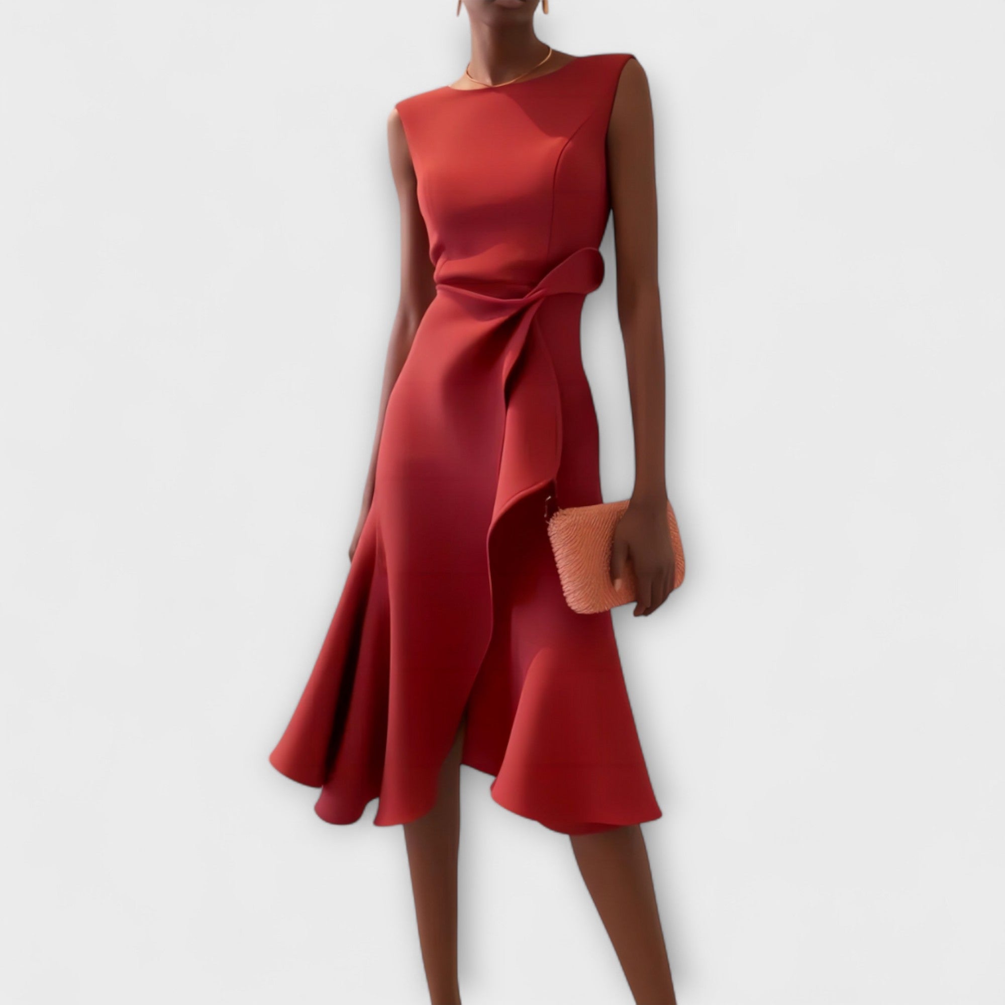 Darlene™ | Abito Midi Sofisticato Donna Contemporanea