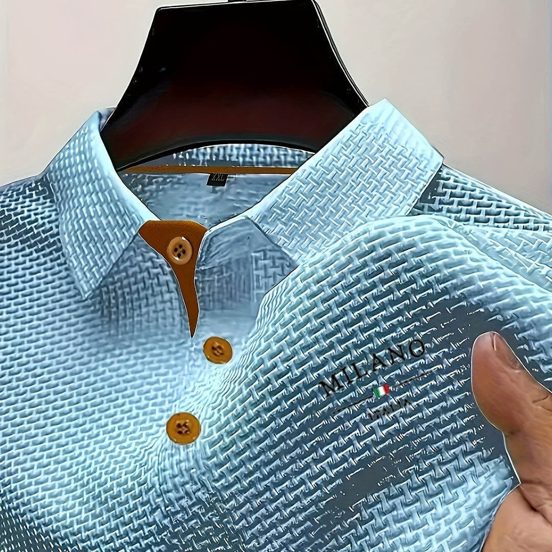 Polo con Texture Uomo | Design Strutturato Premium