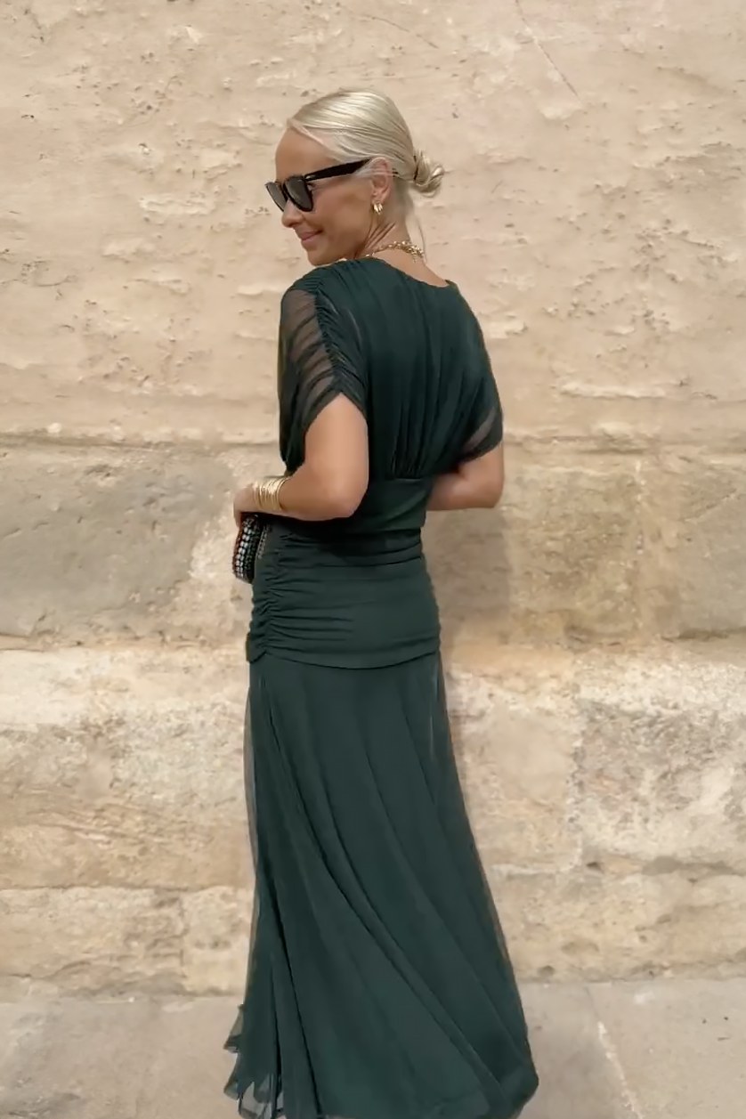 Philippa | Abito Maxi Elegante con Scollo a V da Festa