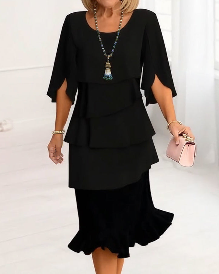 Patricia | Abito con Ruches Comfort Elegante