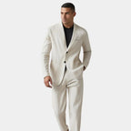 Completo Misto Lino con Rever Uomo | Smart Casual Raffinato