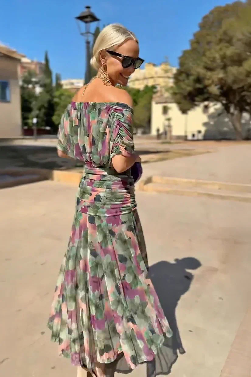 Philippa | Abito Maxi Elegante con Scollo a V da Festa