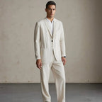 Completo Misto Lino con Rever Uomo | Smart Casual Raffinato