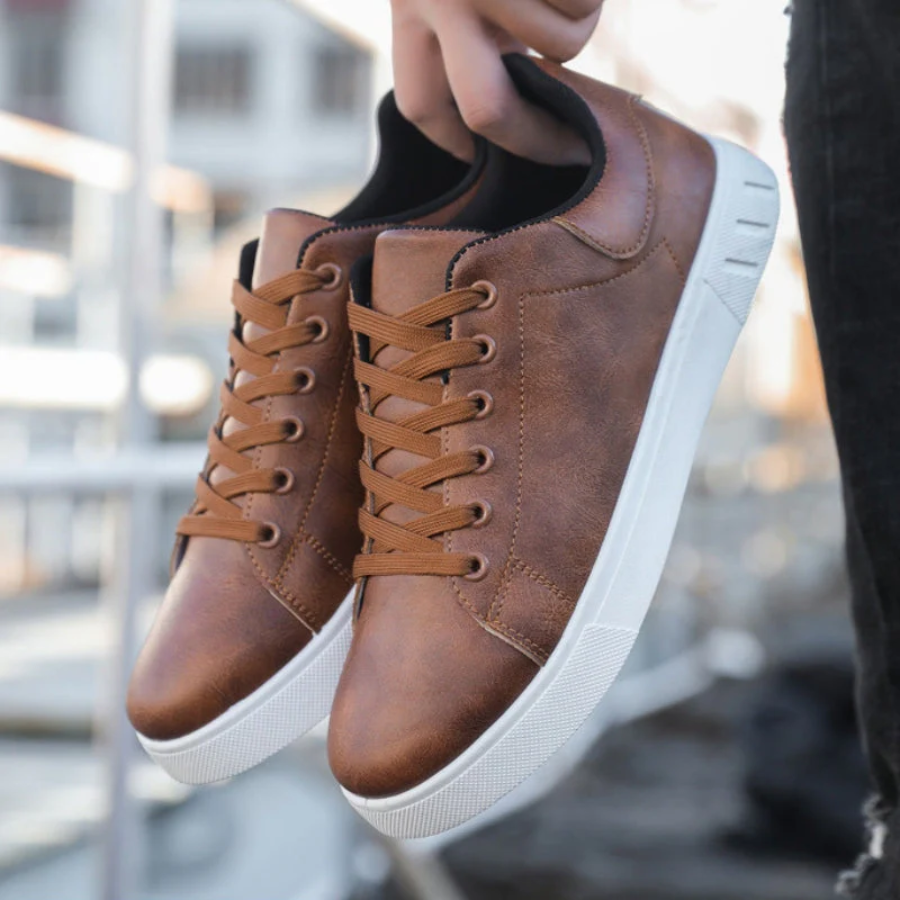 Sneaker in Pelle Uomo | Design Minimalista Comfort