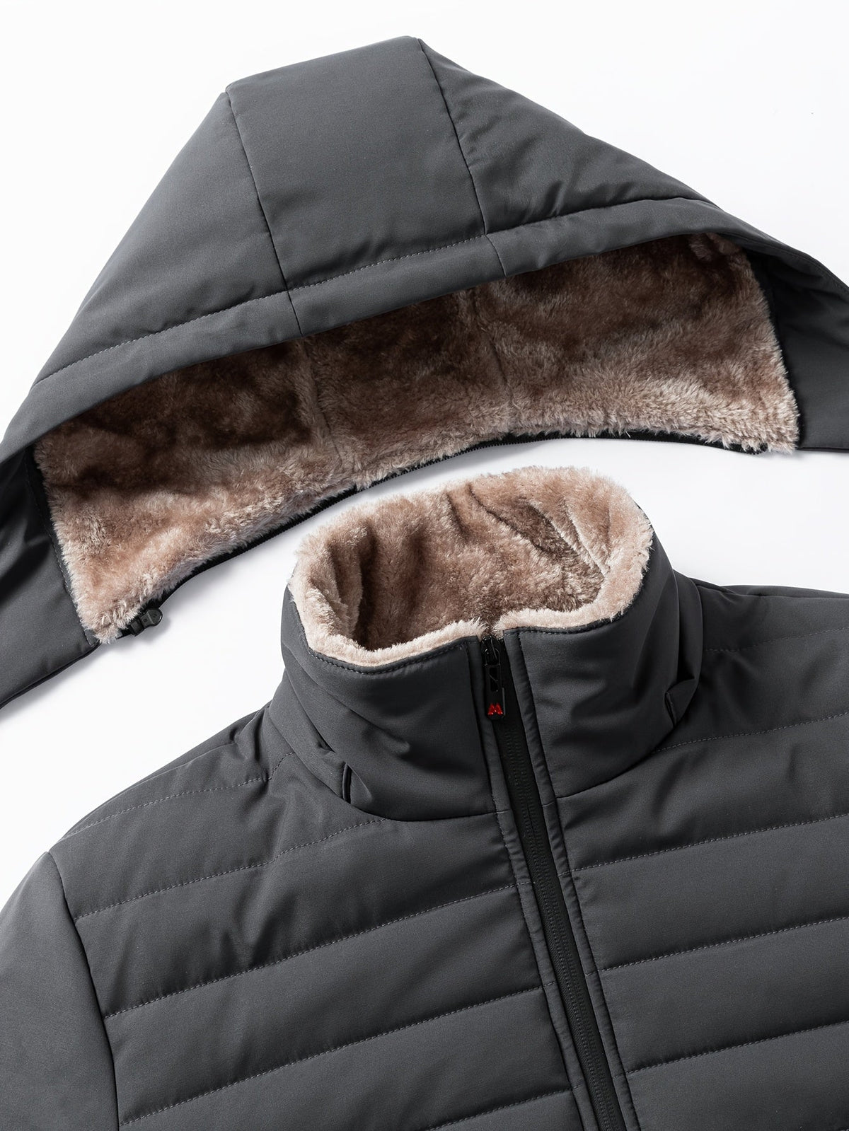 Cappotto Uomo con Cappuccio e Imbottitura – Stile Invernale