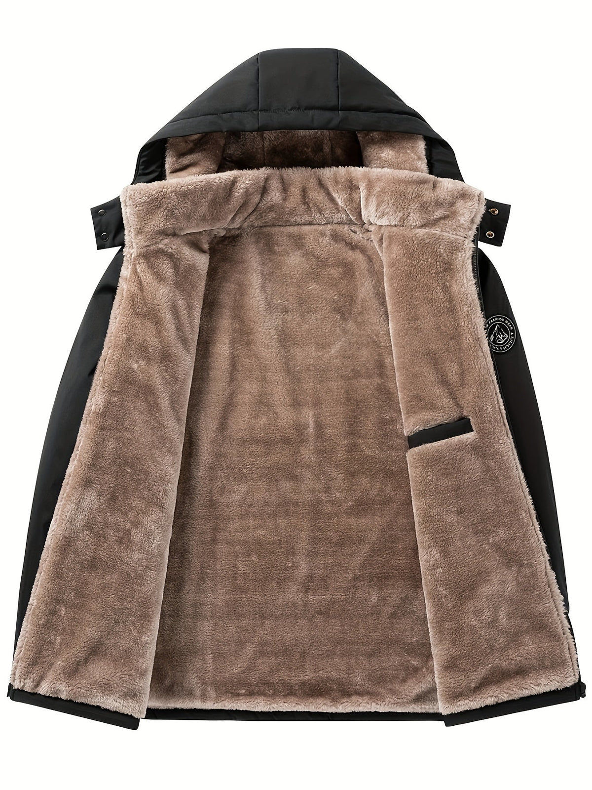 Cappotto Uomo con Cappuccio e Imbottitura – Stile Invernale