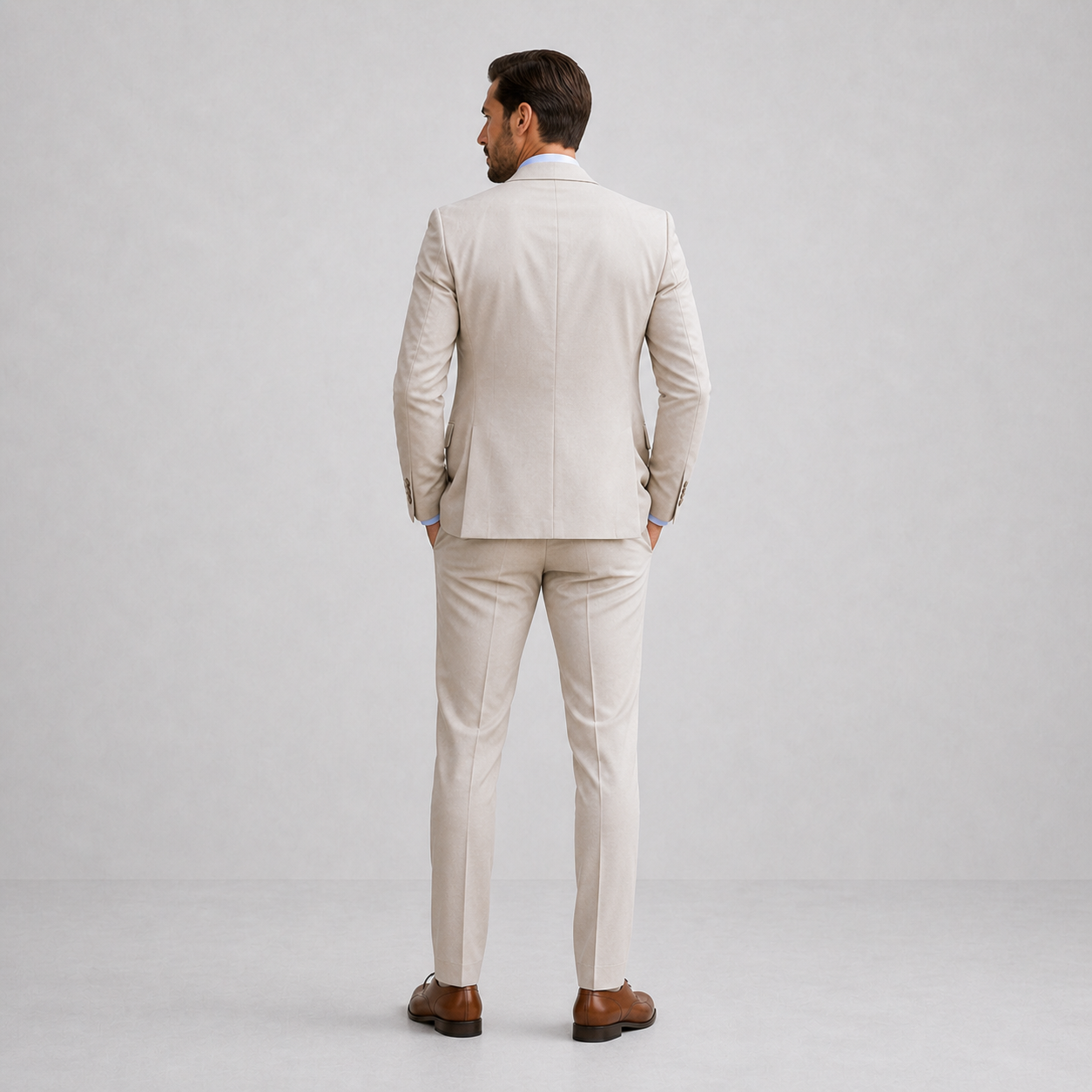 Abito in Lino Tre Pezzi con Gilet Uomo | Eleganza Estiva