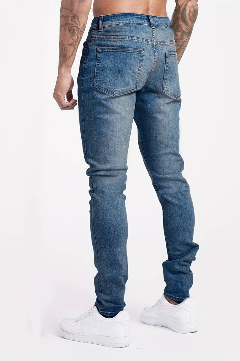 Jeans Slim Fit Uomo – Stile Streetwear Urbano