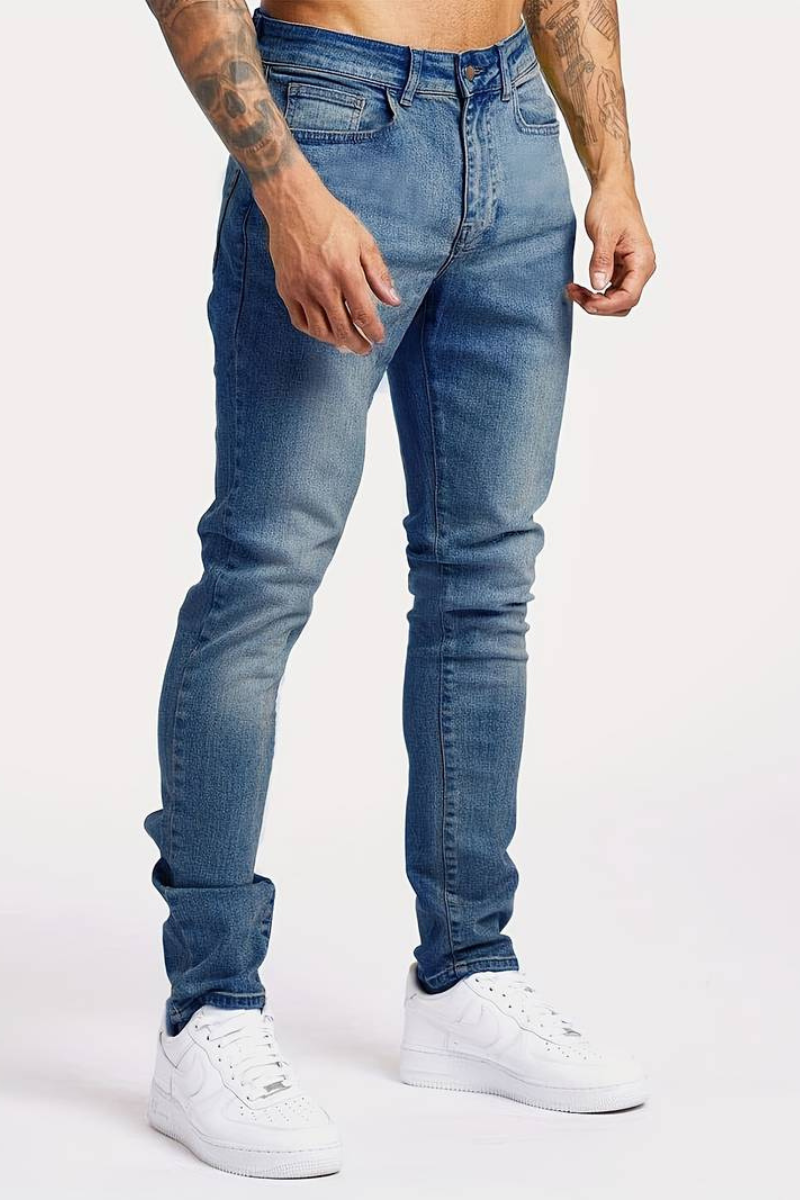 Jeans Slim Fit Uomo – Stile Streetwear Urbano