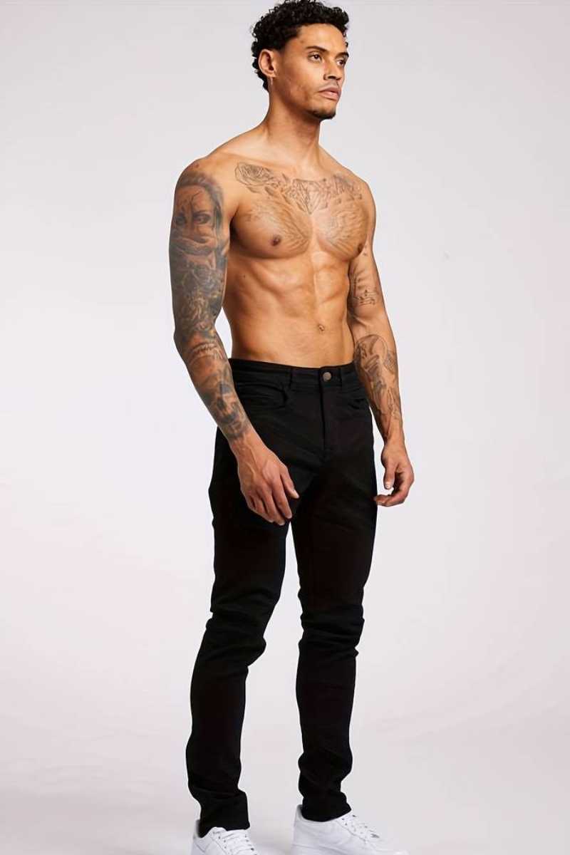 Jeans Slim Fit Uomo – Stile Streetwear Urbano