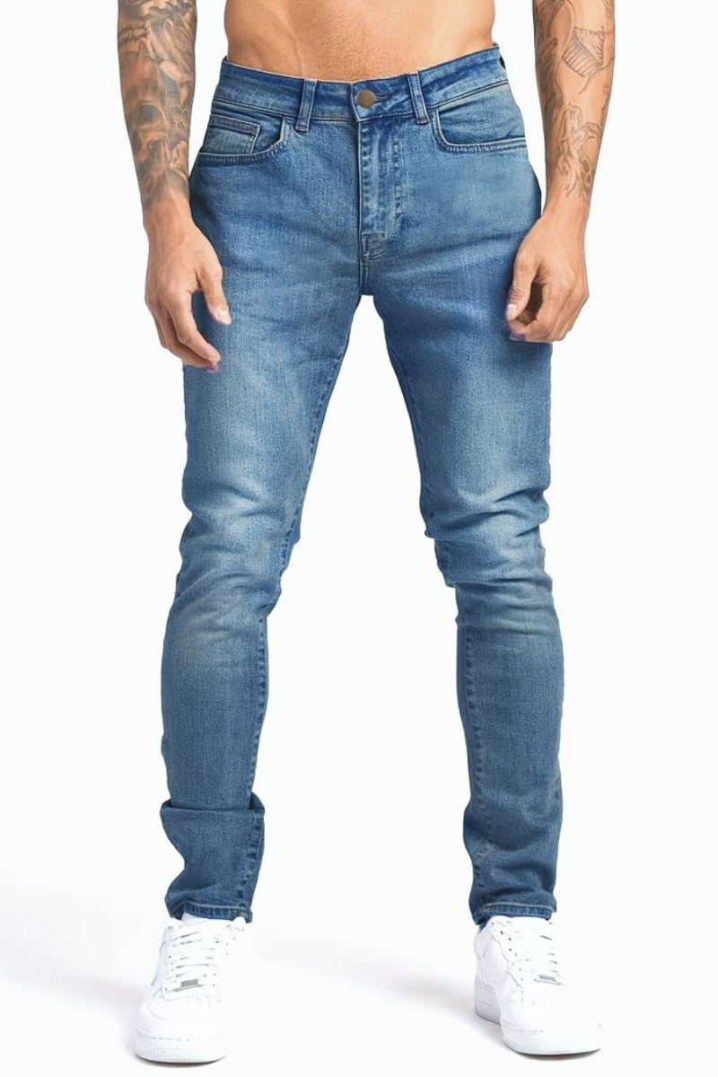 Jeans Slim Fit Uomo – Stile Streetwear Urbano