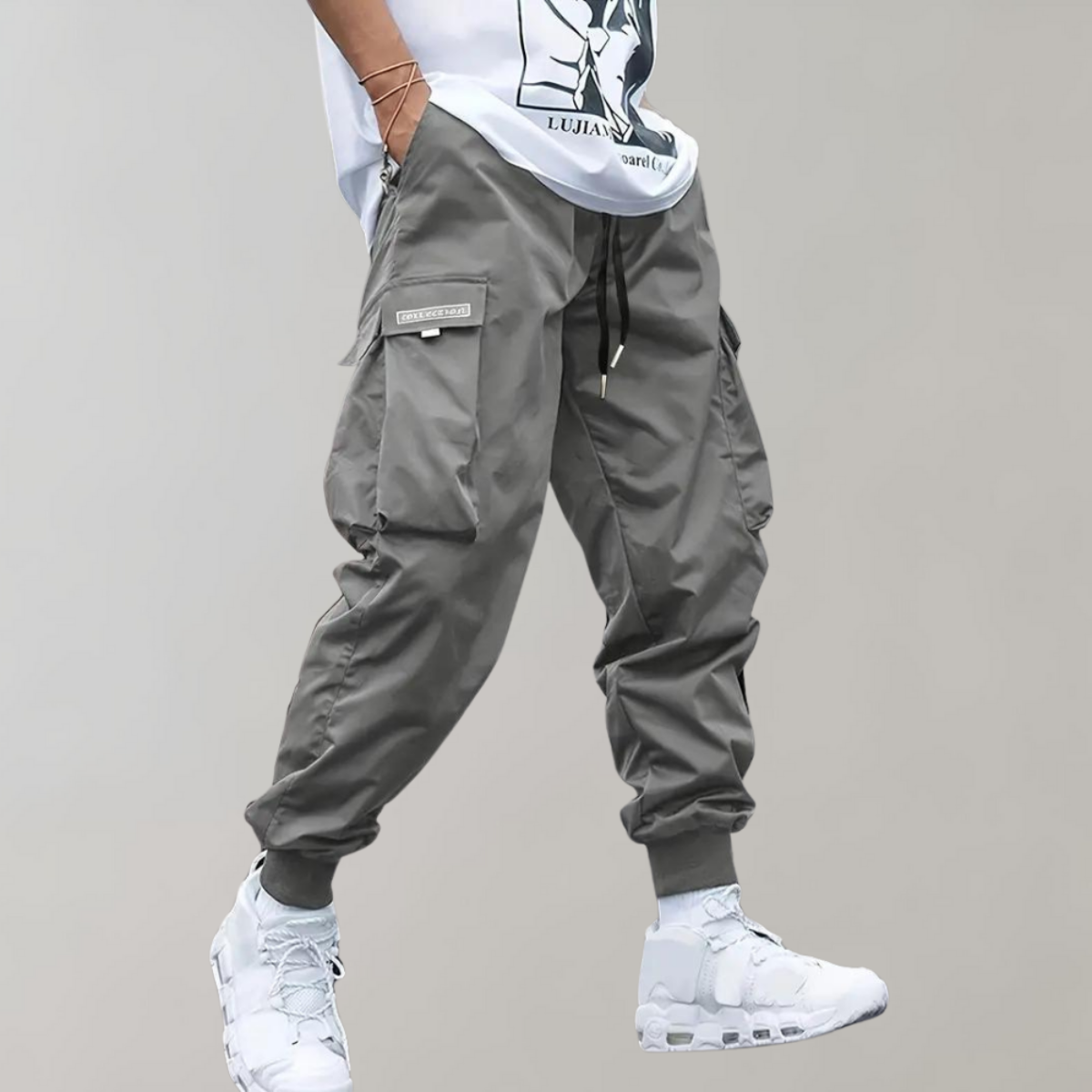 Cargo Jogger Uomo Baggy – Pantaloni Streetwear Funzionali