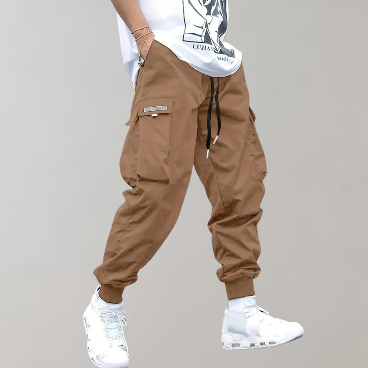 Cargo Jogger Uomo Baggy – Pantaloni Streetwear Funzionali