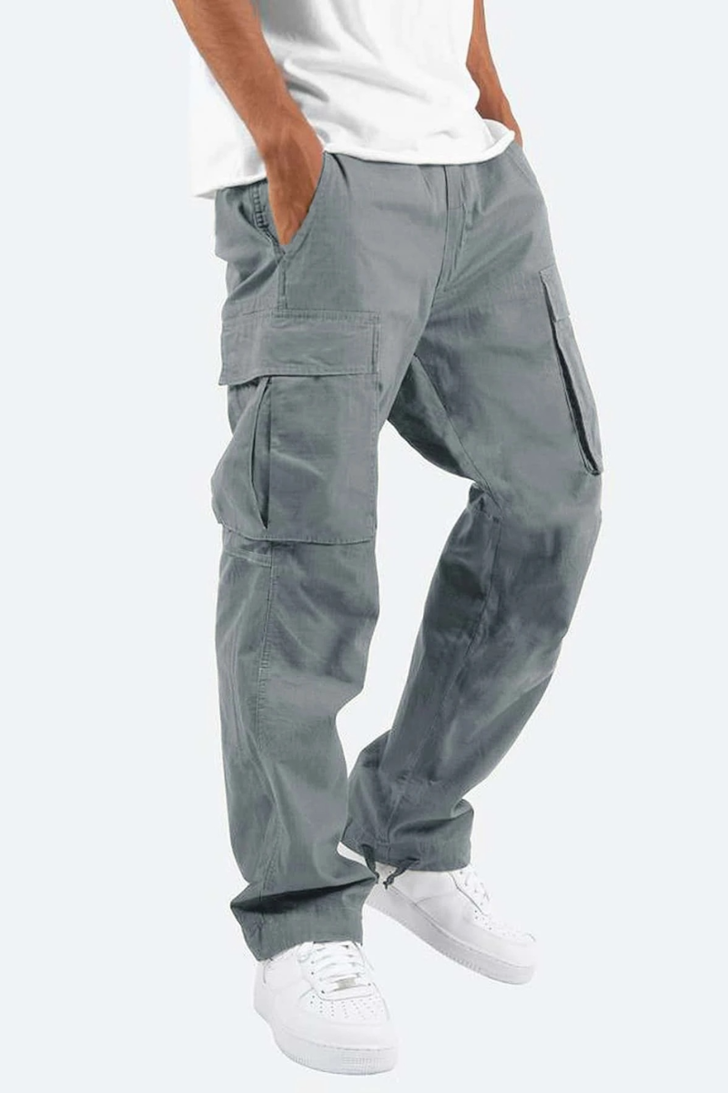 Pantaloni Cargo Uomo Fit Ampio