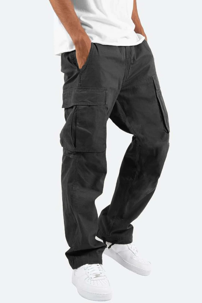 Pantaloni Cargo Uomo Fit Ampio