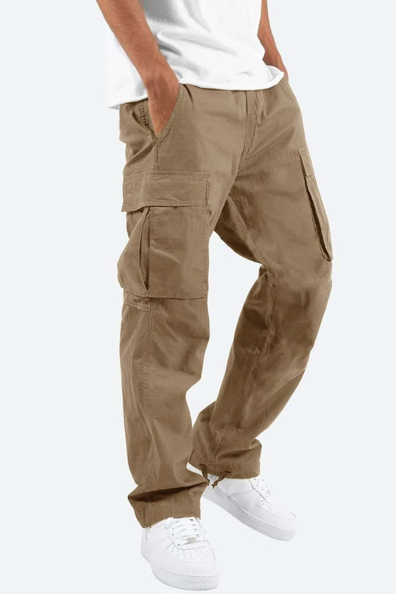 Pantaloni Cargo Uomo Fit Ampio