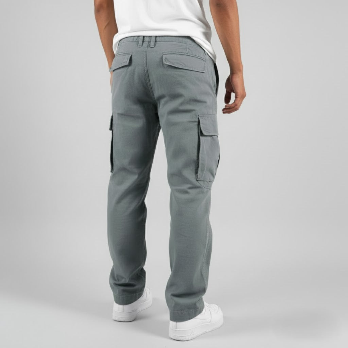 Pantaloni Cargo Casual Uomo Fit Ampio