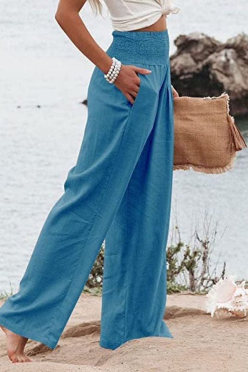 Pantaloni a Gamba Larga Donna