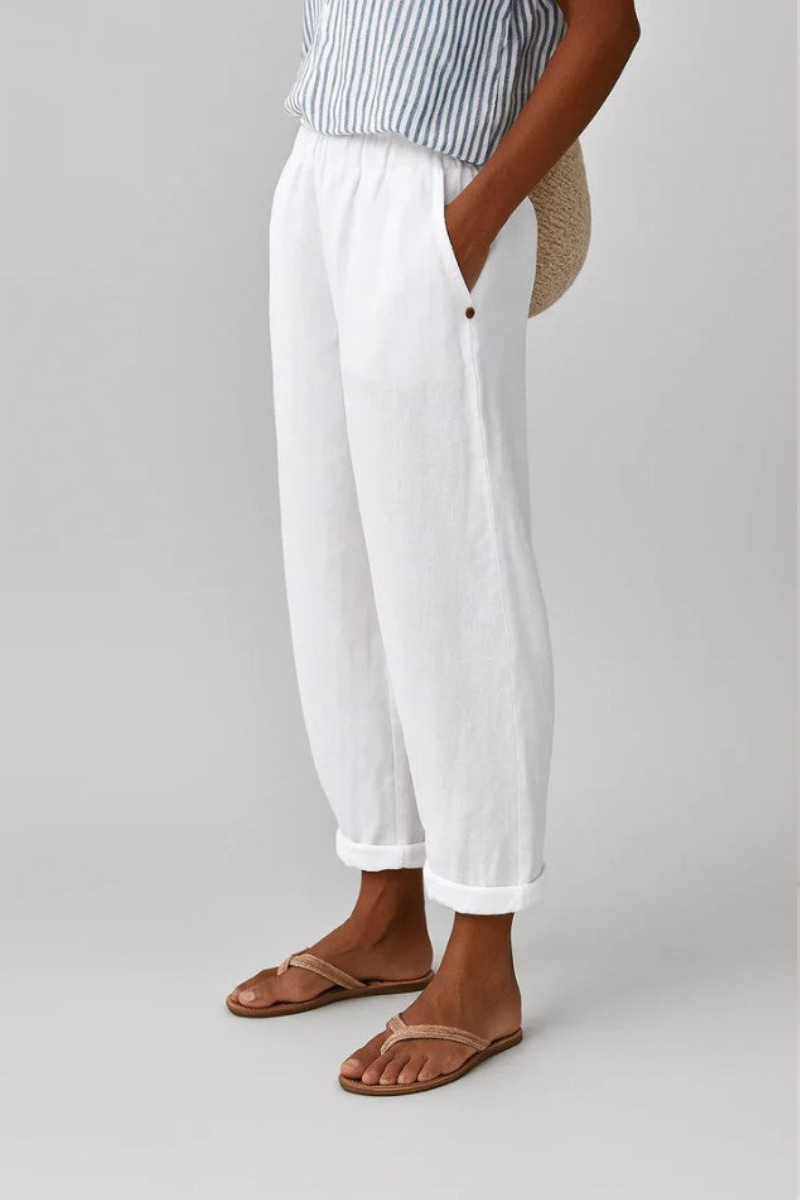 Pantaloni Casual Estivi Donna con Coulisse in Vita