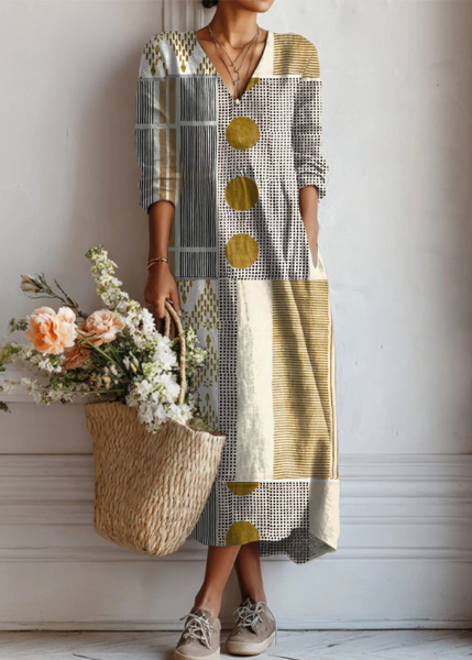 Abito Bohemien Donna Floreale Estivo