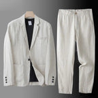 Completo Misto Lino con Rever Uomo | Smart Casual Raffinato