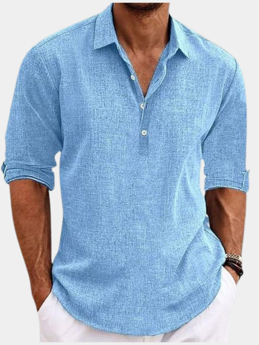 Polo in Lino Uomo | Fresca Elegante Estiva