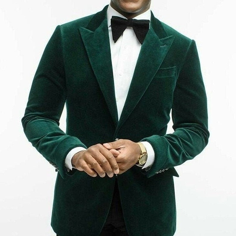 Giacca Uomo Formale in Velluto Sartoriale – Eleganza da Sera