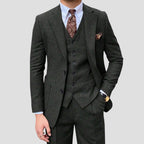 Completo Slim Fit Tre Pezzi Nero Uomo | Eleganza Formale