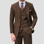Completo Slim Fit Tre Pezzi Nero Uomo | Eleganza Formale