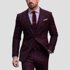 Abito Slim Fit Tre Pezzi Uomo | Completo Elegante Cerimonia