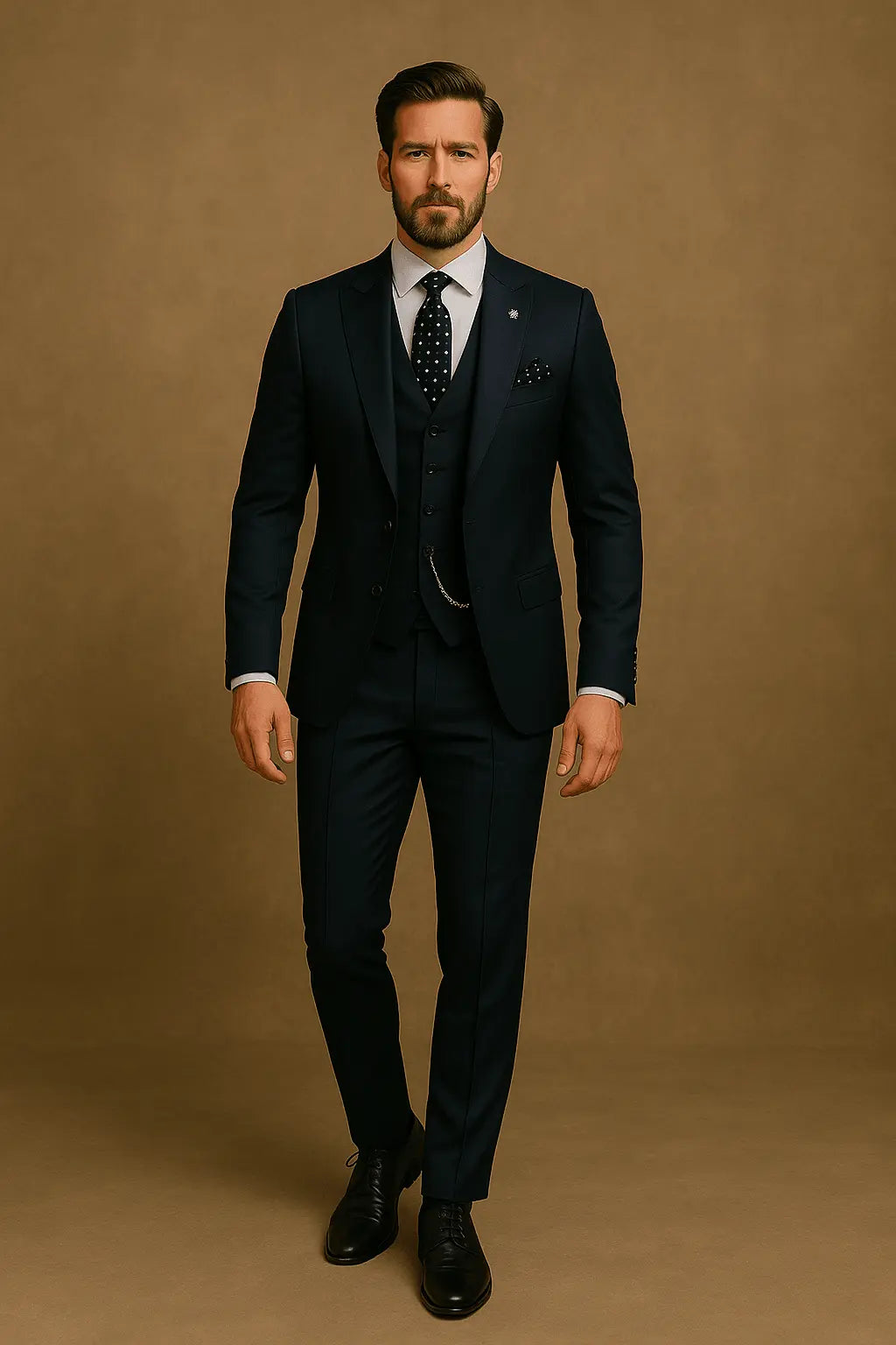 Completo Slim Fit Tre Pezzi Uomo Verde | Abito Formale Moderno