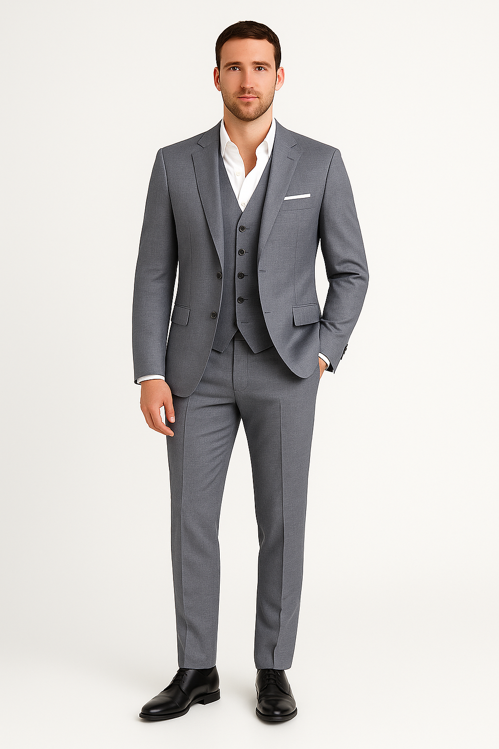 Completo Tre Pezzi Sartoriale Uomo | Abito Cerimoniale Classico