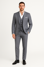 Completo Tre Pezzi Sartoriale Uomo | Abito Cerimoniale Classico