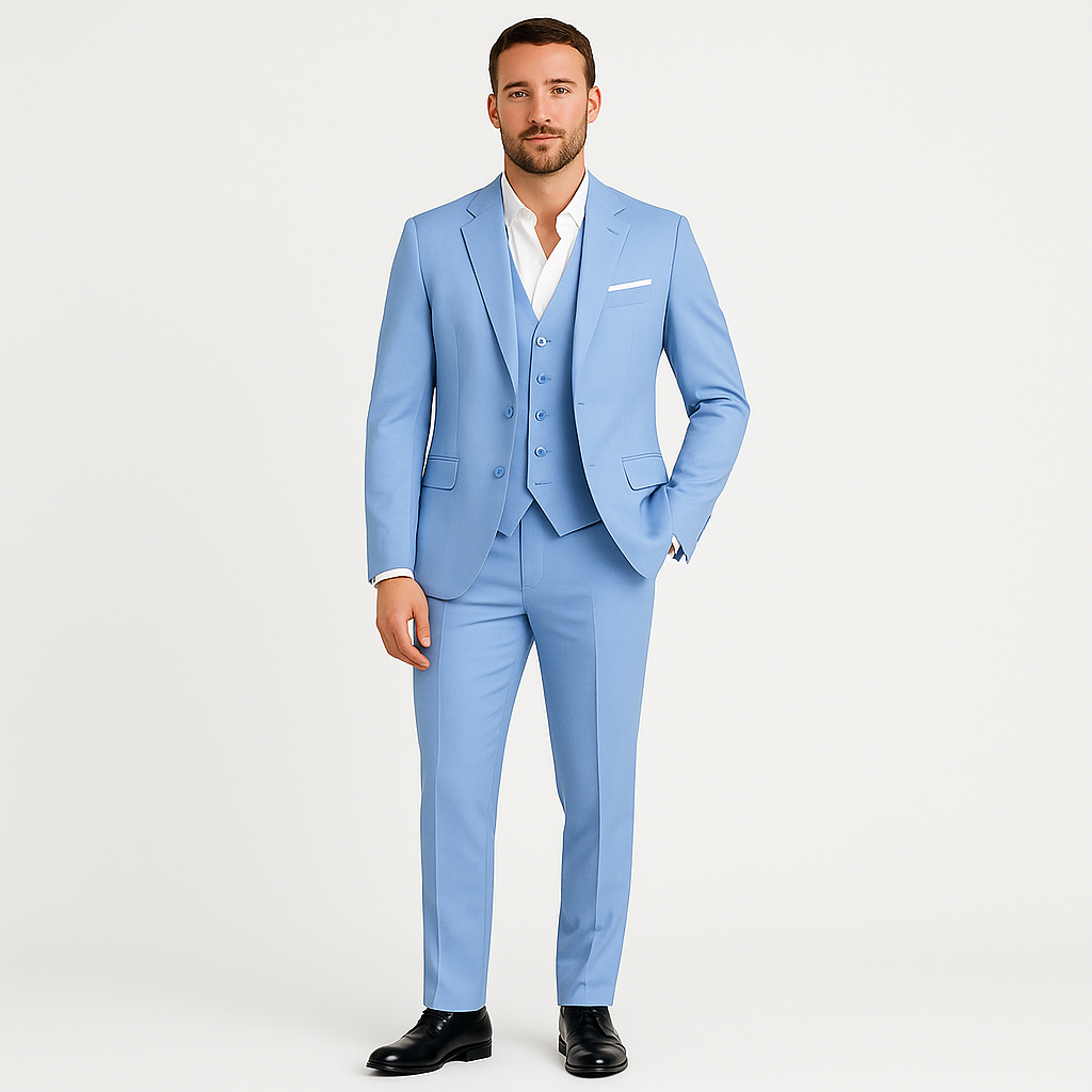 Completo Tre Pezzi Sartoriale Uomo | Abito Cerimoniale Classico