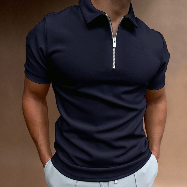 Polo con Zip Uomo | Versatile Casual Comfort