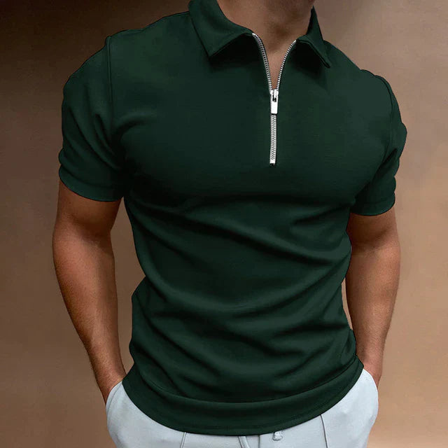 Polo con Zip Uomo | Versatile Casual Comfort
