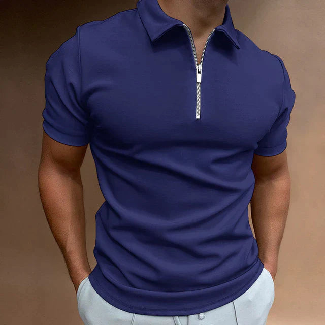 Polo con Zip Uomo | Versatile Casual Comfort