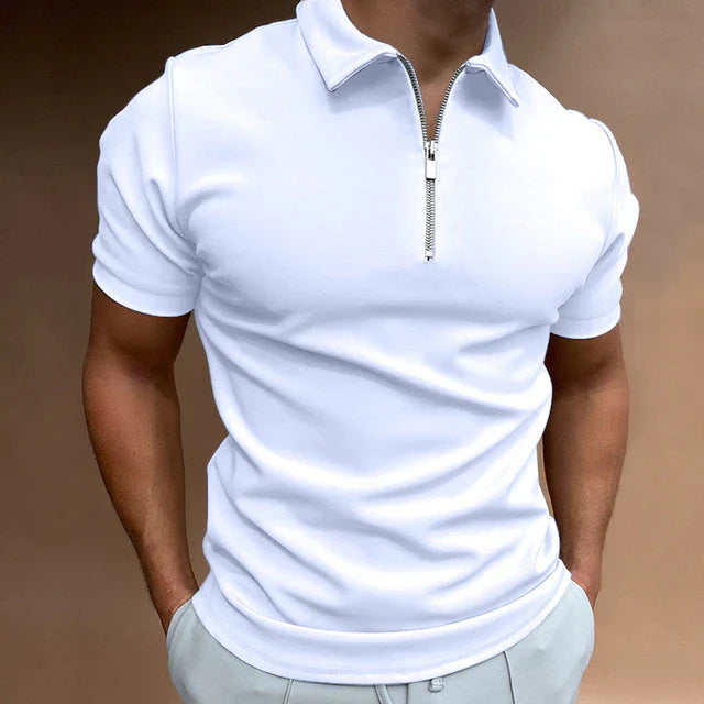 Polo con Zip Uomo | Versatile Casual Comfort