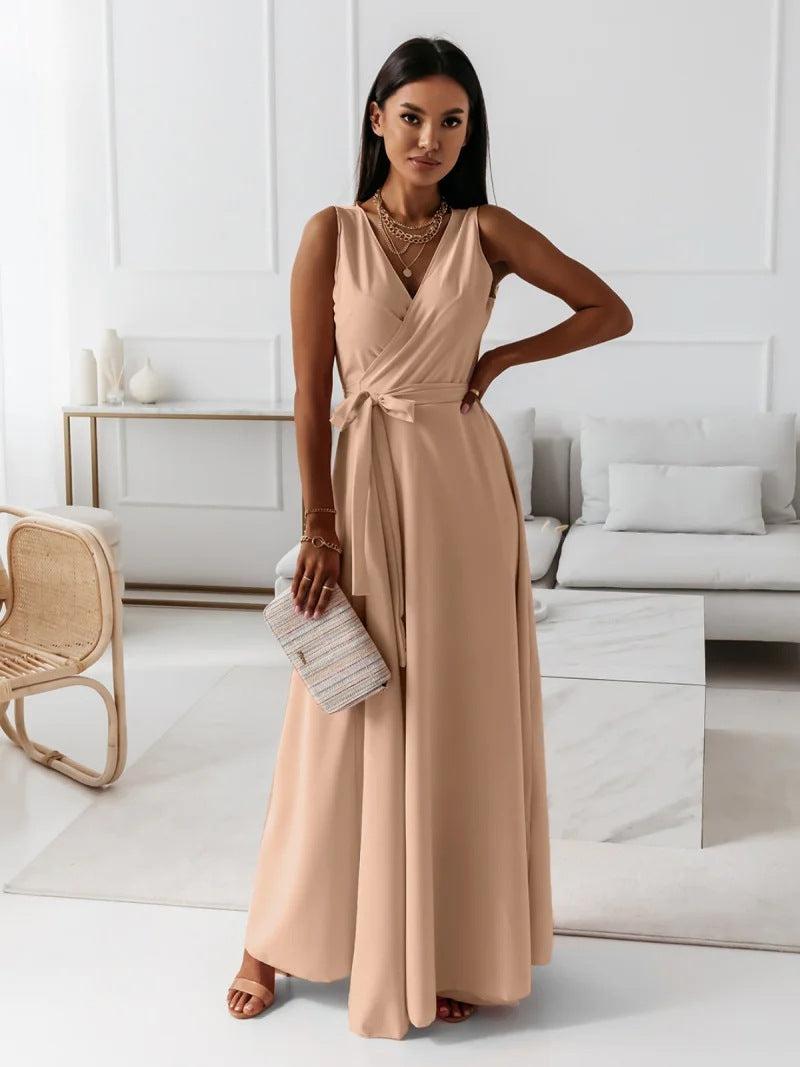 Hailey | Abito Maxi Avvolgente da Cerimonia