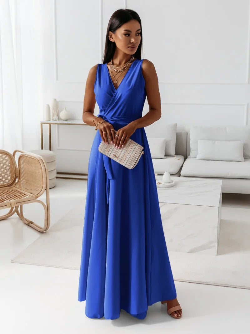 Hailey | Abito Maxi Avvolgente da Cerimonia