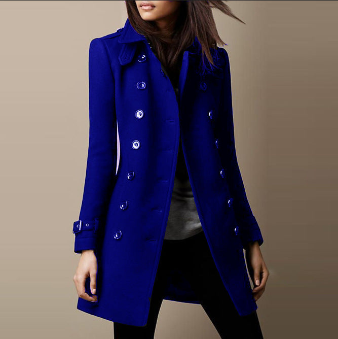 Cappotto Lungo Donna Elegante in Lana Pregiata – Stile Senza Tempo