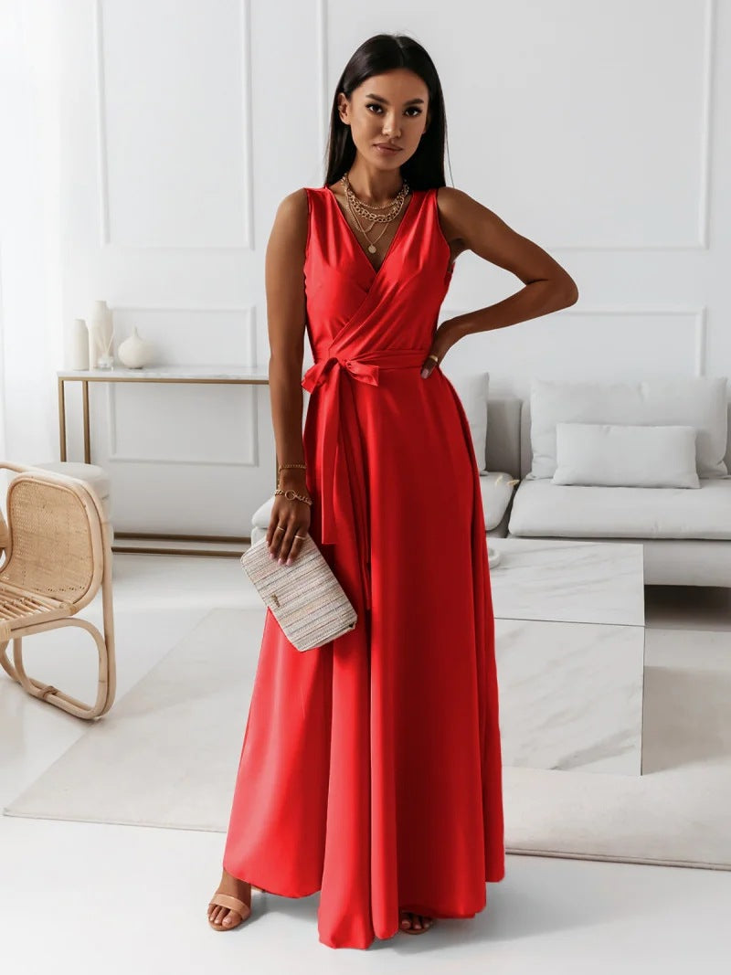 Hailey | Abito Maxi Avvolgente da Cerimonia