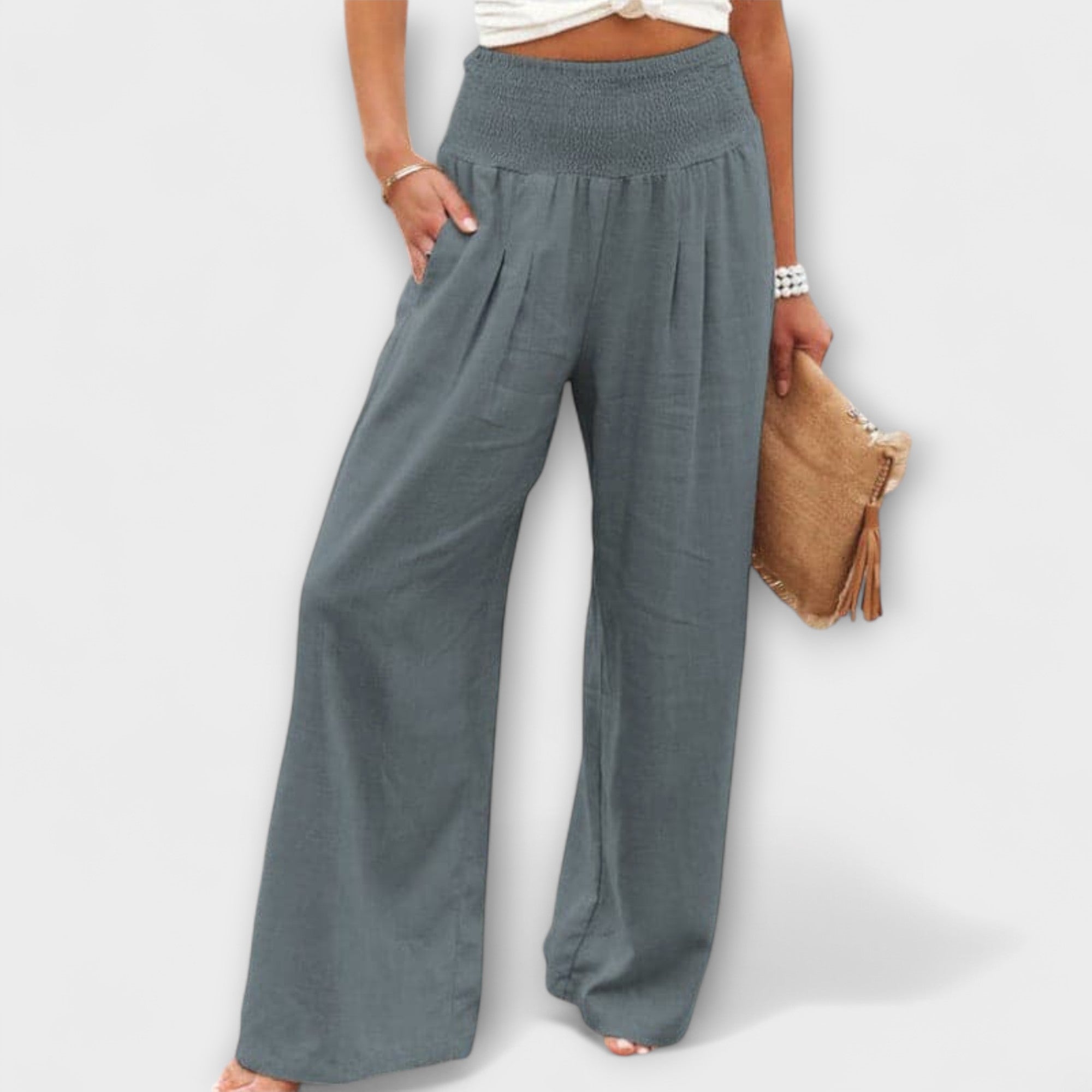 Thearya™ | Pantaloni Wide Leg Casual Donna Eleganti