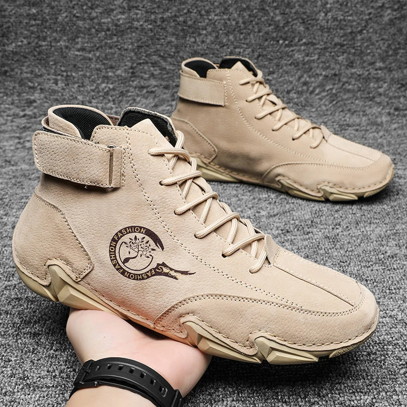 Scarpe in Pelle Impermeabili Uomo