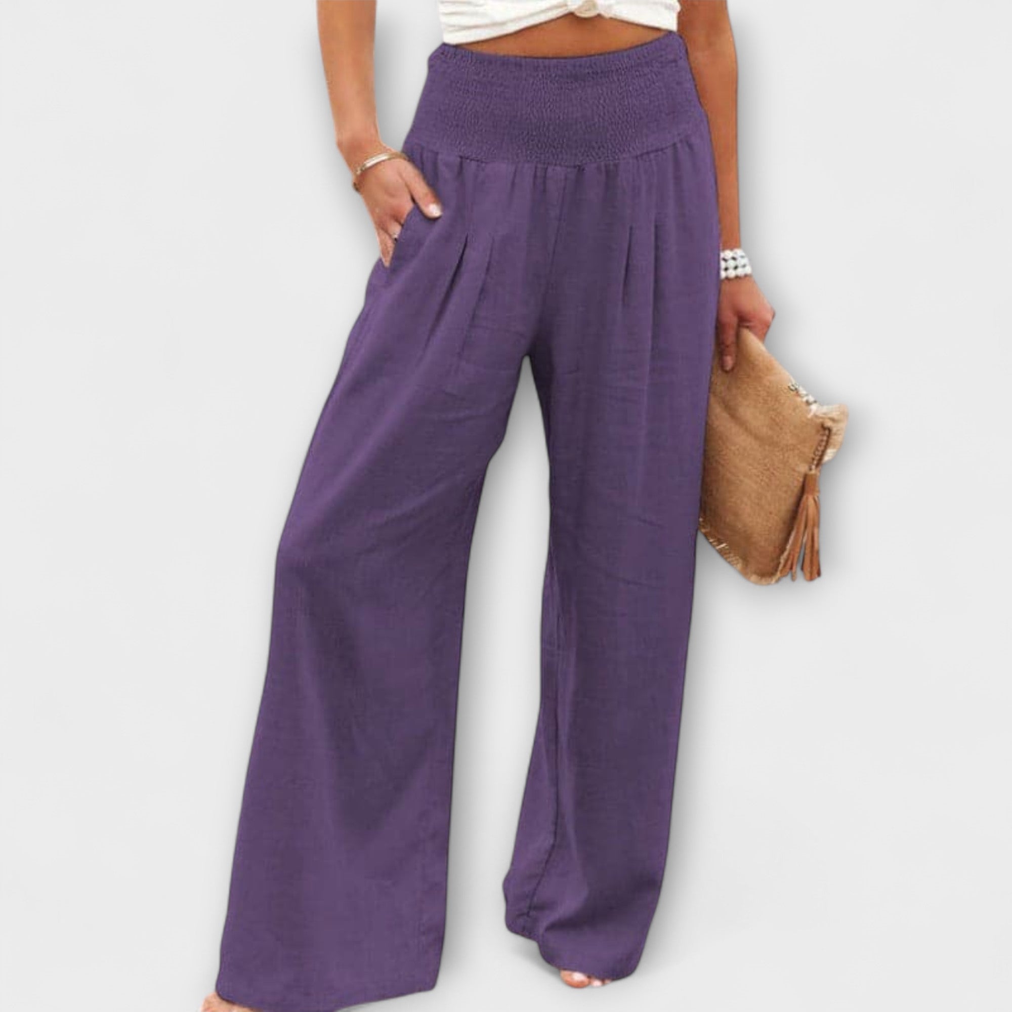 Thearya™ | Pantaloni Wide Leg Casual Donna Eleganti